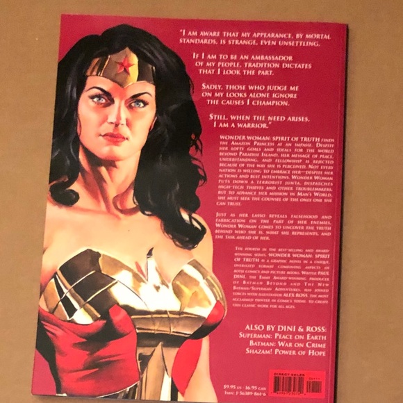 NEW Wonder Woman: Spirit of Truth GRAPHIC NOVEL - Picture 3 of 4